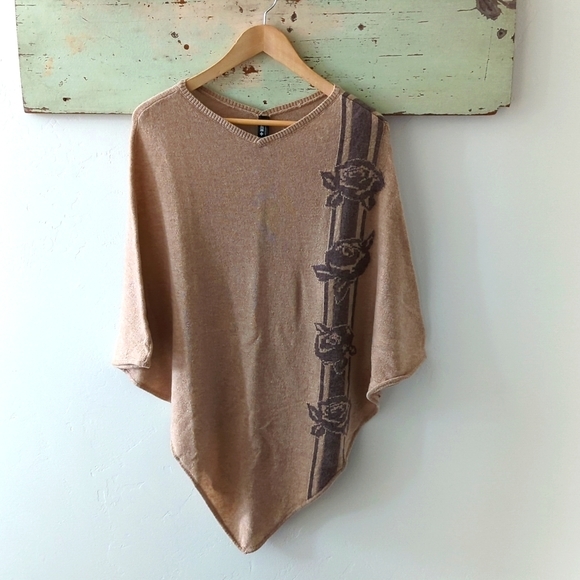 Beryll Accessories Beryll I Nwt Camel Taupe 0 Cashmere Floral